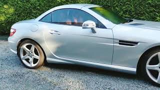 Mercedes SLK 200 AMG R172 exhaust sound SLK 55 AMG exhaust [upl. by Araht]