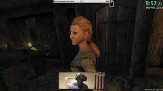 Skyrim VR Speedrun WR 3938 RTA 21219 [upl. by Barnaba298]