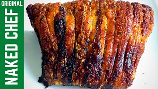 Christmas Roasted Pork Loin  Perfect Crackling  How to make recipe [upl. by Rumney]