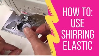 How to Sew with Shirring Elastic [upl. by Airrehs28]