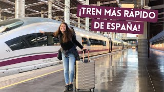 Viajar en TREN en ESPAÑA ¿Vale la pena  Tren AVE Málaga  Madrid [upl. by Maible433]