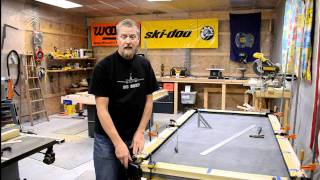 How to Build a Pool Table Part 7  Efforts in Frugality  Episode 5 [upl. by Latsyrhc]