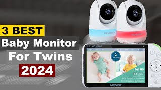 Top 3 Best Baby Monitor For Twins 2024   Best Monitor For Twin Babies [upl. by Nil]