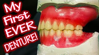 how dentures are made step by step pt1 [upl. by Adiel]