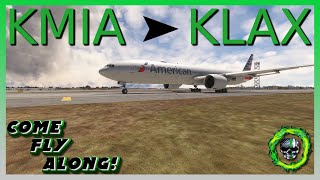 MSFS Live American Airlines Triple777 ops [upl. by Sucramd689]