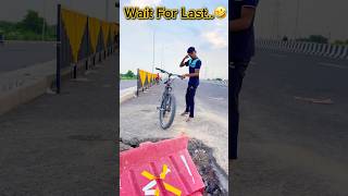 Wait For Last🤣  shorts cycle cyclestunt youtubeshorts ytshorts shortvideo viralvideo [upl. by Nylitsirk]