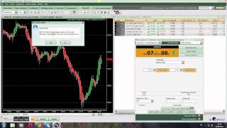 Live scalping three trades in the Dow 14 april 2014 [upl. by Gaston]