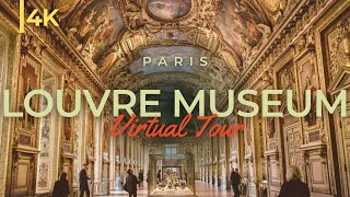 Louvre Museum 4K  Tour inside Louvre Museum Paris [upl. by Danice284]