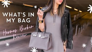 Whats In My Bag  Hermes Birkin 30 Review [upl. by Ysirhc59]