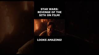 REVENGE OF THE SITH ON 35MM FILM starwars rots prequels [upl. by Eatnoj]