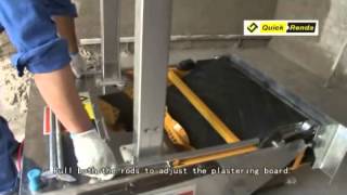 QuickRenda  Automatic Wall Plastering Machine [upl. by Nanaek]