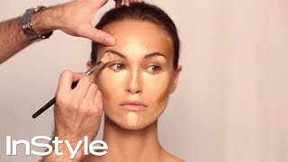 How to Contour Your Face in 5 Easy Steps  Makeup Tutorial  InStyle [upl. by Tessy]