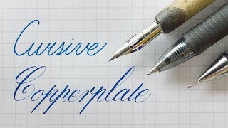 Writing Cursive and Copperplate [upl. by Meagan]