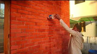 BRICKS KI SAFAI Bricks GISAI Coating kaise karte hain coathing mein kaun sa chemical istemal Hota [upl. by Martens]