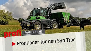 Frontlader für den Syn Trac  profi Fahrbericht [upl. by Doughman]