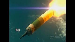 Animated Flight Sequence of a Minuteman III ICBM  Produced by Northrop Grumman 2007 [upl. by Lindy]