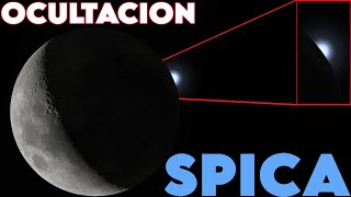 CONJUNCIÓN y OCULTACIÓN de SPICA  10 de AGOSTO [upl. by Talanta]