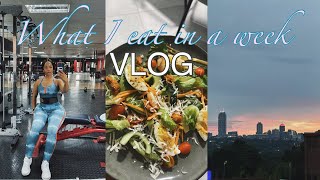 Health is wealth VLOG  What I eat in a week  Leg  glute workout [upl. by Jezabel]