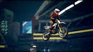 Monster Energy Supercross 3 Esbarquero90 Seattle CenturyLink Field Husqvarna 250cc [upl. by Iolanthe]