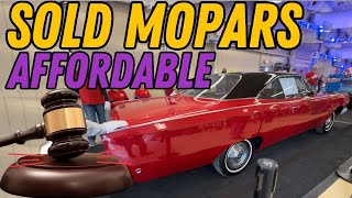 Affordable Mopar Car Prices at the Carlisle Auction  Plymouth Dodge and Desoto Classic Cars Sold [upl. by Bronwen]