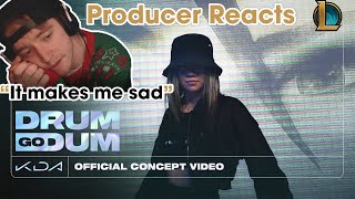 Producer Reacts  KDA  DRUM GO DUM [upl. by Enirehtak]