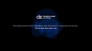 Doughty Street Chambers Importance of Diversity at the Bar Full Cut [upl. by Eitisahc]