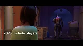 Fortnite defaults Then VS Now sad edit [upl. by Amick715]