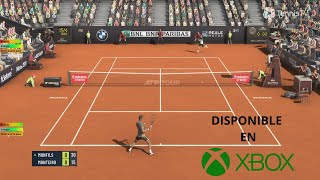 Tennis Elbow 4  XKT Mod  Now Available on XBOX  Gael Monfils VS Thiago Monteiro  ROME  Gameplay [upl. by Kerman]