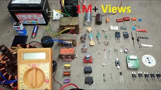 How To Test Any Electronic Components with Multimeter  Resistor Capacitor Diode LED Transistor Fuse [upl. by Ladnyk581]