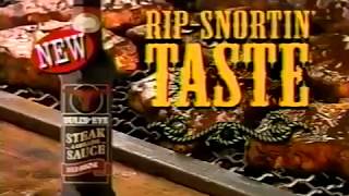 BullsEye Barbecue Sauce Ad Dennis Morgan 1996 [upl. by Annaor]