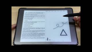 Landscape Mode  Note Taking  Meebook P78 Pro  Ebook reader  Left hand supported [upl. by Eemaj689]