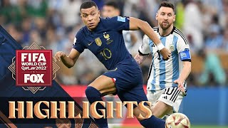 Argentina vs France Highlights  2022 FIFA World Cup Final [upl. by Natsyrk]