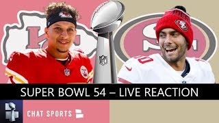 Super Bowl 2020 Live Stream Reaction amp Updates On 49ers vs Chiefs Highlights amp Halftime Show [upl. by Artamas721]