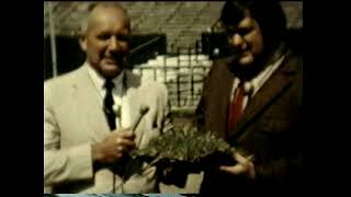 Summer 1971Tom Dempsey given sod where his record 63 yard field goal occurred Tulane Stadium [upl. by Blasien944]