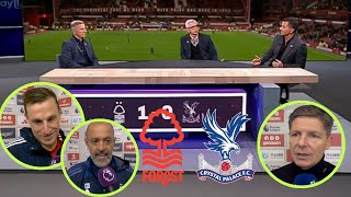 Nottingham Forest vs Crystal Palace 10 Post Match Analysis  Chris Wood Glasner and Nuno Reactions [upl. by Znieh]