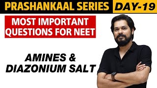 AMINES AND DAIZONIUM SALT  Revision by Pankaj Sir Special Subjective  Prashankaal Series [upl. by Jaffe]