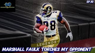 MARSHALL FAULK TORCHES MY OPPONENT RUNNING WITH THE RAMS Ep10 [upl. by Einot]