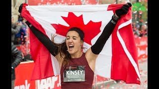 STWM 2018 Kinsey Middleton take Canadian Marathon Championship title in debut race [upl. by Ramhaj]