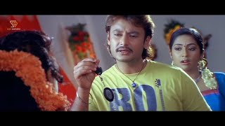 Gaja Kannada Movie Back to Back Comedy Scenes  Darshan Navya Nair Komal [upl. by Hamrah258]