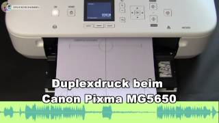 Duplexdruck beim Canon Pixma MG5650 [upl. by Entroc477]