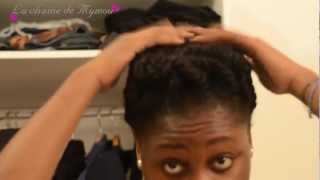 ♡ Tuto Coiffure Comment Realiser un updo Rapide sur vanilles ♡ [upl. by Kaz]