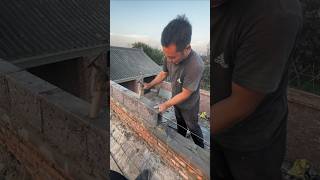 Construction process of antique building ridge tiles [upl. by Allisurd]