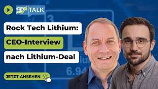 Rock Tech Lithium ExklusivInterview CEO Dirk Harbecke spricht nach wichtigem Deal Klartext [upl. by Romy568]