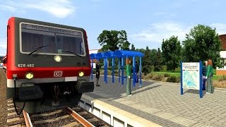 Livestream Februar 2014  Teil 5  Die Rurtalbahn mit der BR 6284 [upl. by Gurtner9]