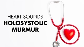 Holosystolic Murmur  Heart Sounds  MEDZCOOL [upl. by Emalee669]