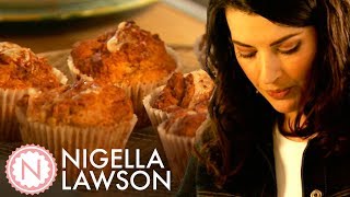 Nigella Lawsons Fluffy Pancakes and Savoury Muffins  Nigella Bites [upl. by Lorou496]