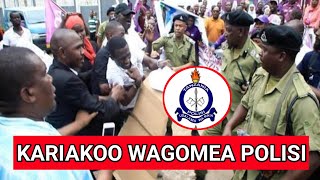 TAYARI KARIAKOO WAGOMEA POLISI MUDA HUU KUONDOKA NA WATUHUMIWA  WAWAITA WATEKAJI  WATU WANAKUFA [upl. by Ahseral]