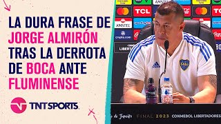 La dura frase de Jorge Almirón en conferencia de prensa tras la derrota de Boca ante Fluminense [upl. by Eglanteen354]