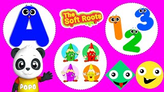 Preschool Learning Videos for 3 Year Olds  Best Learn ABC 123 Colors amp Shapes  3 Years Learning [upl. by Trill]