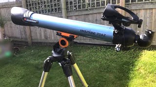 Celestron Inspire 70AZ Telescope [upl. by Noraa869]